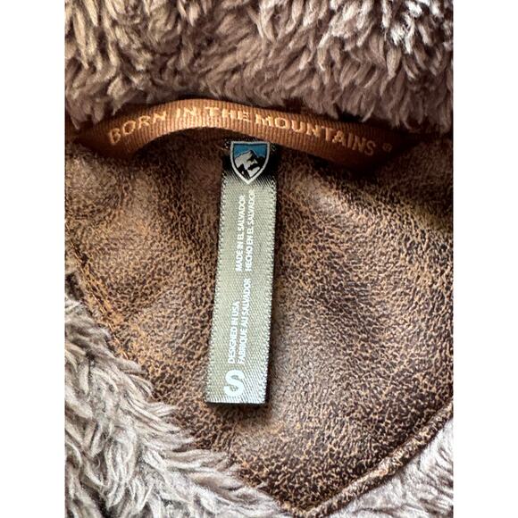 Womens KUHL Flight Fleece zip up jacket, hidden hood; size small - Picture 5 of 16